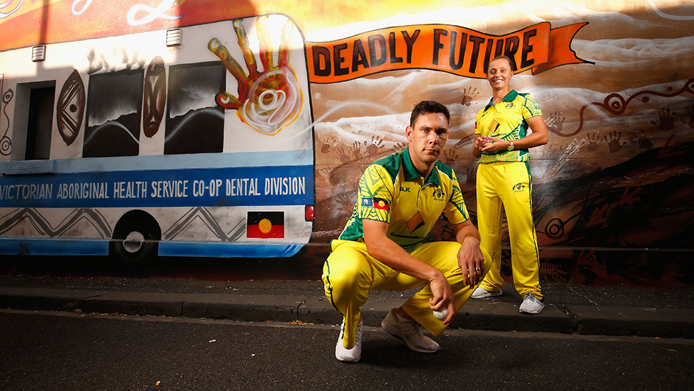 Two Cricket Australia players - Scott Boland and Ash Gardnre